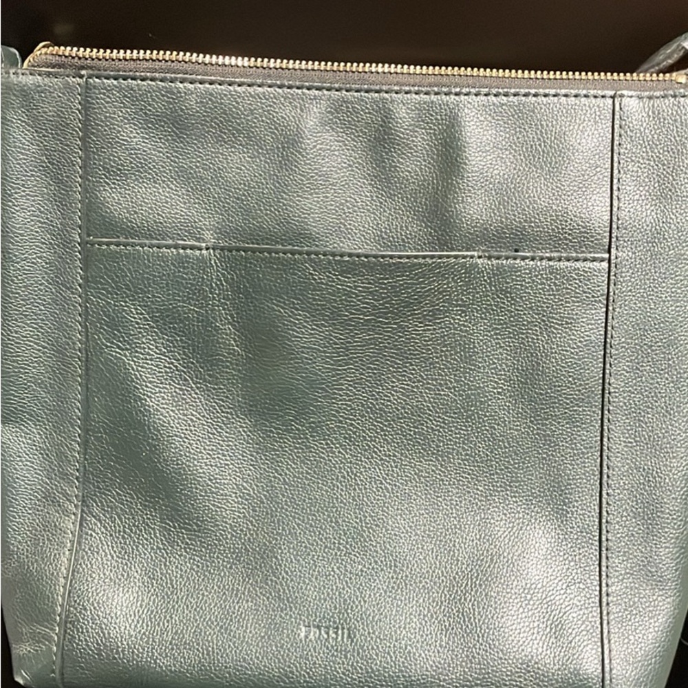 Fossil dark green crossbody
